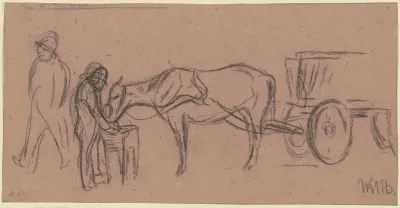 Grazing Draught Animal