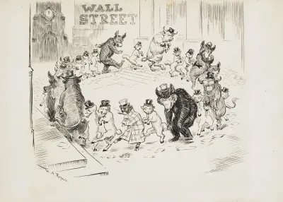 Great Activity In Wall Street