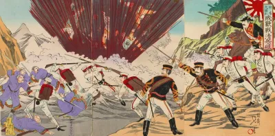 Great Victory Of Japan Destroying Chinese Forces During The Battle Of Seonghwan