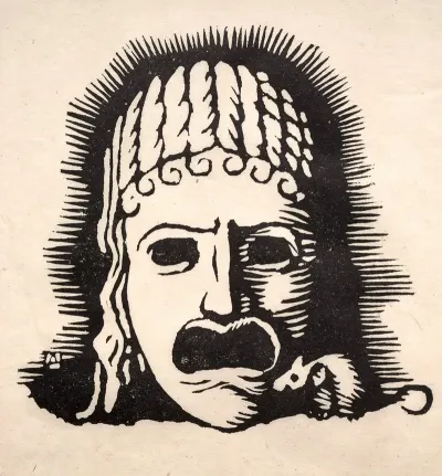 Greek Mask With Mouse