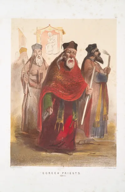 Greek Priests Corfu