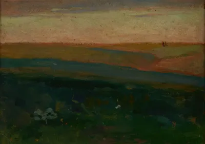 Green Steppe In The Ukraine