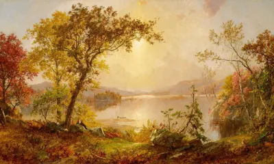 Greenwood Lake Autumn On The Hudson