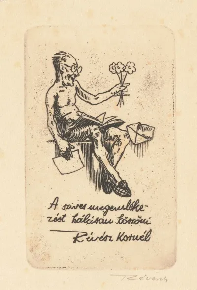 Greeting Card From Kornel Revesz