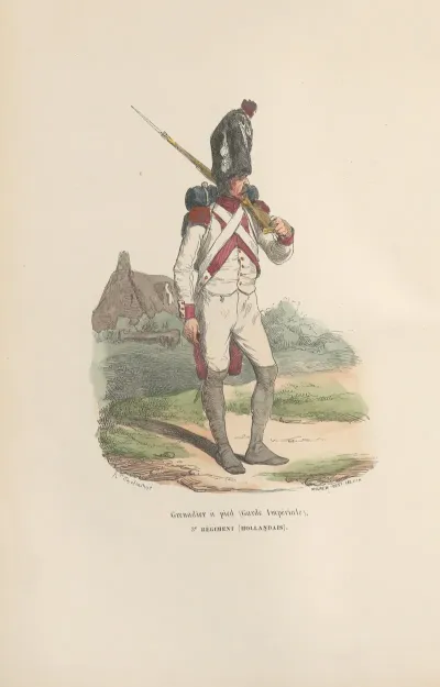 Grenadiers A Pied Garde Imperiale 3c Regiment Hollandais