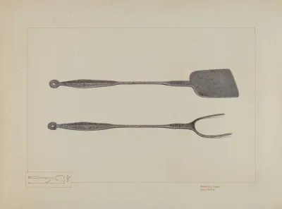 Griddlecake Turner And Fork