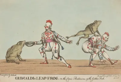 Grimaldis Leap Frog In The Comic Pantomime Of The Golden Fish