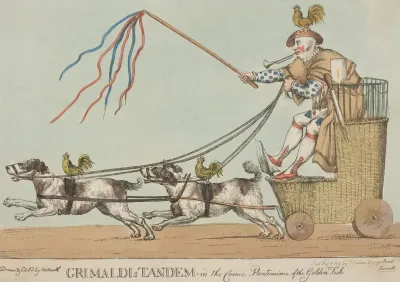 Grimaldis Tandem In The Comic Pantomime Of The Golden Fish