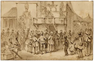 Groep Mensen Op De Utrechtse Kermis