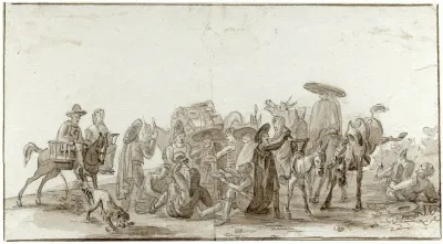 Groep Rustende Reizigers