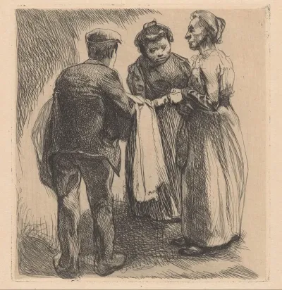 Groep Van Twee Vrouwen En Een Man