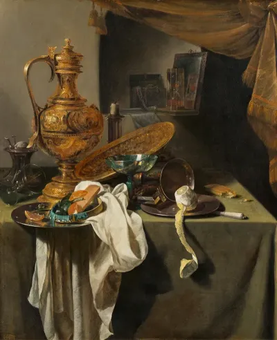 Groses Vanitas Stillleben
