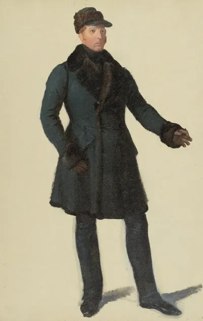 Grosherzog Leopold Von Baden Nach Rechts Gewendet