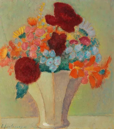 Grosses Stillleben Helles Bouquet