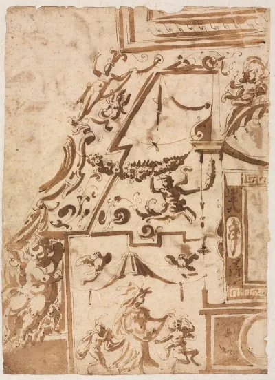 Grotesque With A Leaping Centaur