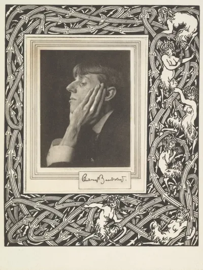 Grotesques By Aubrey Beardsley Portrait Frontispiece