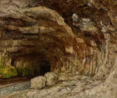 Grotto Of Sarrazine Near Nans Sous Sainte Anne