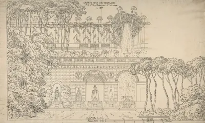 Grotto Under A Terrace