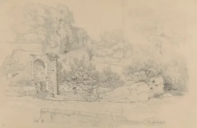 Grottoes And Ruins In Albano