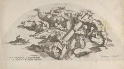 Group From The Last Judgment Angels Carrying The Column Of The Flagellation And The Sponge And Ladder Of The Crucifixion