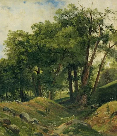 Group Of Chestnut Trees