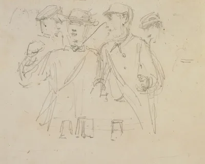 Group Of Four Men
