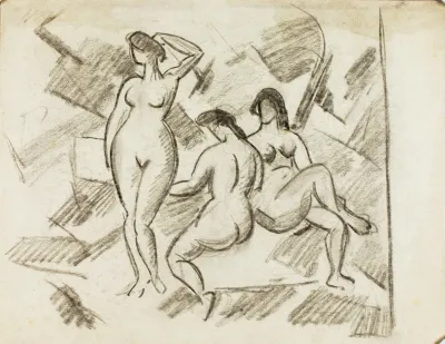 Group Of Three Female Nudes 2