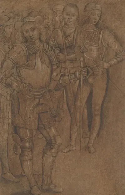 Group Of Warriors Standing