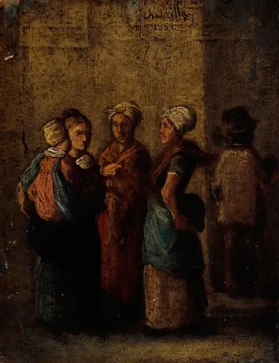 Groupe De Femmes Dans La Rue