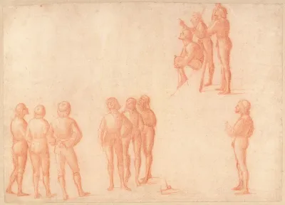 Groups Of Male Figures