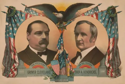 Grover Cleveland Thos A Hendricks