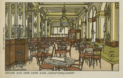 Gruss Aus Dem Cafe Zum Fenstergucker