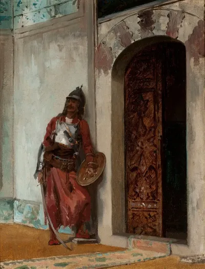 Guard At The Entrance To The Seraglio