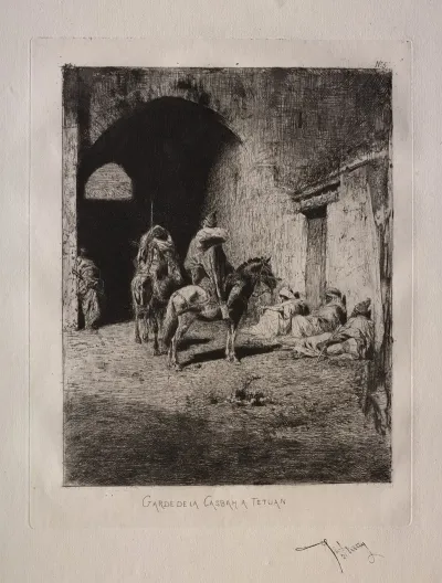 Guard Of The Casbah At Tetouan