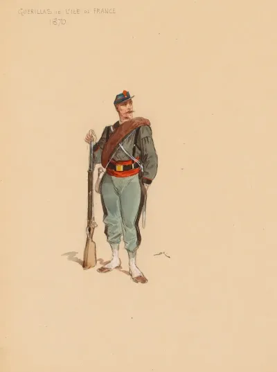 Guerillas De Lile De France 1870