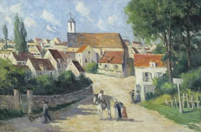 Guernes La Rue De Village