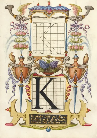 Guide For Constructing The Letter K