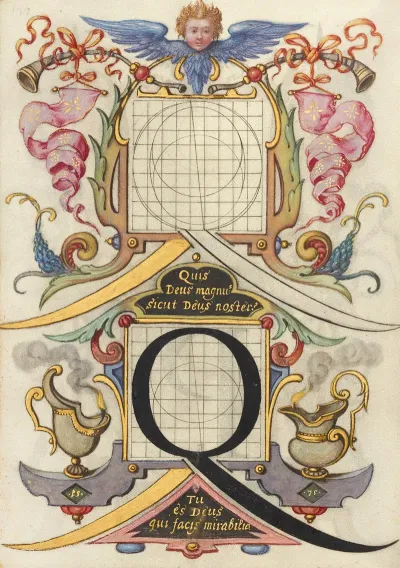Guide For Constructing The Letter Q