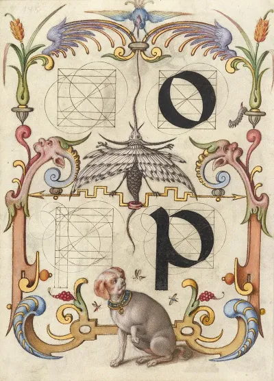Guide For Constructing The Letters O And P