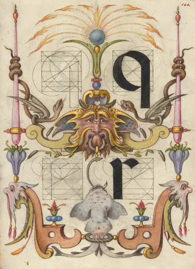 Guide For Constructing The Letters Q And R