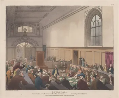 Guildhall Examination Of A Bankrupt Before His Creditors