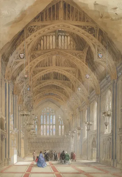 Guildhall London The Great Hall Facing East