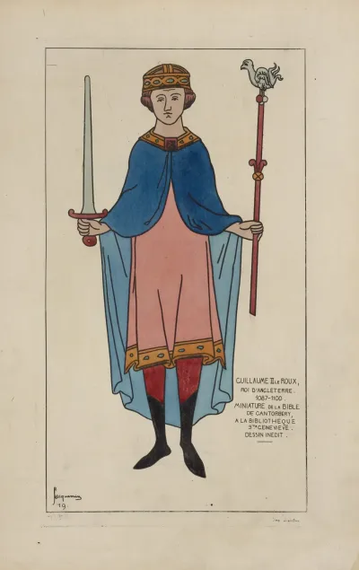 Guillaume Iie Roux Roi Dangleterre 1087 1100