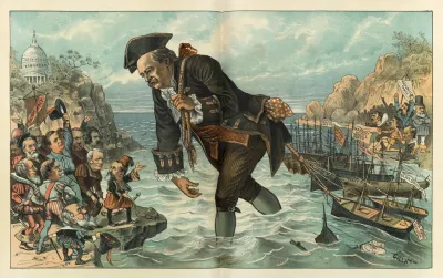 Gulliver Cleveland Takes Possession Of The Enemys Fleet And Deprives Them Of Their Strength