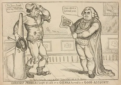 Gurnsey Pebbles Bought Sold Or A Guinea Turnd To A Good Account