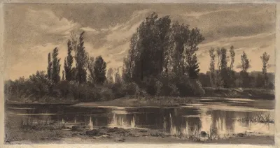 Gust Of Wind On The Poplars