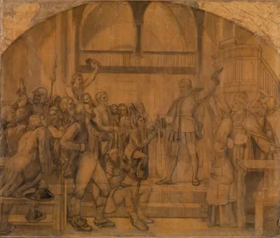 Gustav Vasa Taler Til Dalalmuen I Mora Kirke