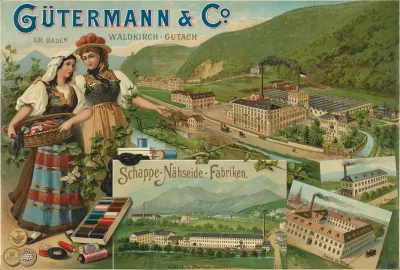 Gutermann Co Waldkirch Gutach Schappe Nahseide Fabrik