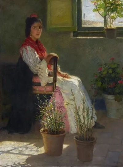 Gypsy And Sunlight Gitana Y Sol
