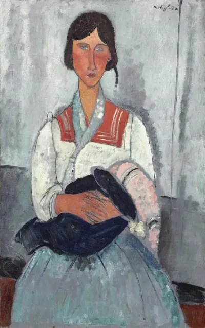 Gypsy Woman With Baby